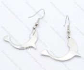 Stainless Steel Dolphin Earrings