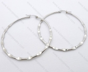 Wholesale Stainless Steel Line Earrings - KJE050665