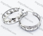 Stainless Steel Butterfly Earrings - KJE320047