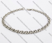 205×5mm Stainless Steel  Bracelet - KJB100082