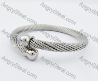Stainless Steel Wire Bangle KJB4500118