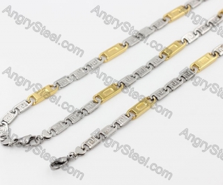 545/220×6.6 mm Bracelet and Necklace Set  KJS750076