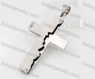 Stainless Steel Cross Pendant KJP190585