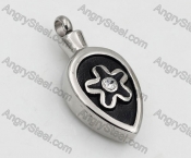 Steel Perfume Bottle Pendant KJP570153